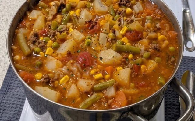 The Old-Fashioned Hamburger Vegetable Soup I Loved as a Kid — Even When I Swore I Hated Soup