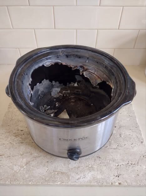 My Roommate Put the Wrong Thing in My Brand-New Slow Cooker—Minutes Later, the Ceramic Insert Was Destroyed